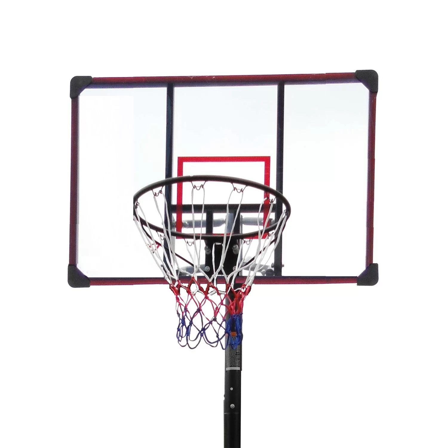 Реальное фото Баскетбольная мобильная стойка DFC 112x72см STAND44KLB от магазина СпортСЕ