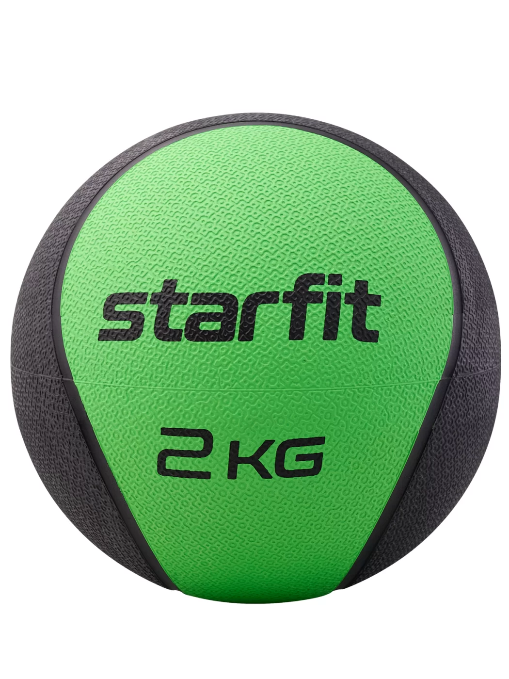 Реальное фото Медбол 2 кг StarFit GB-702 высокой плотности зеленый УТ-00018935 от магазина СпортСЕ