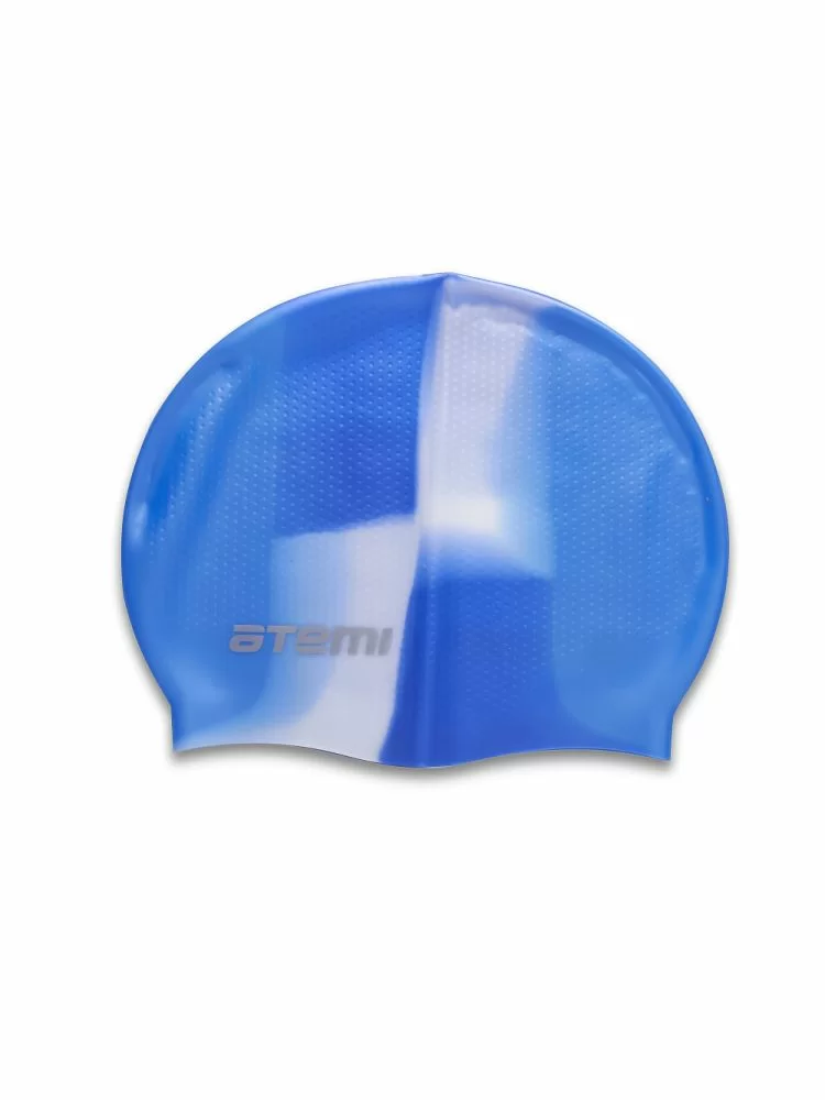 Реальное фото Шапочка для плавания Atemi DCM101 силикон мультиколор от магазина СпортСЕ