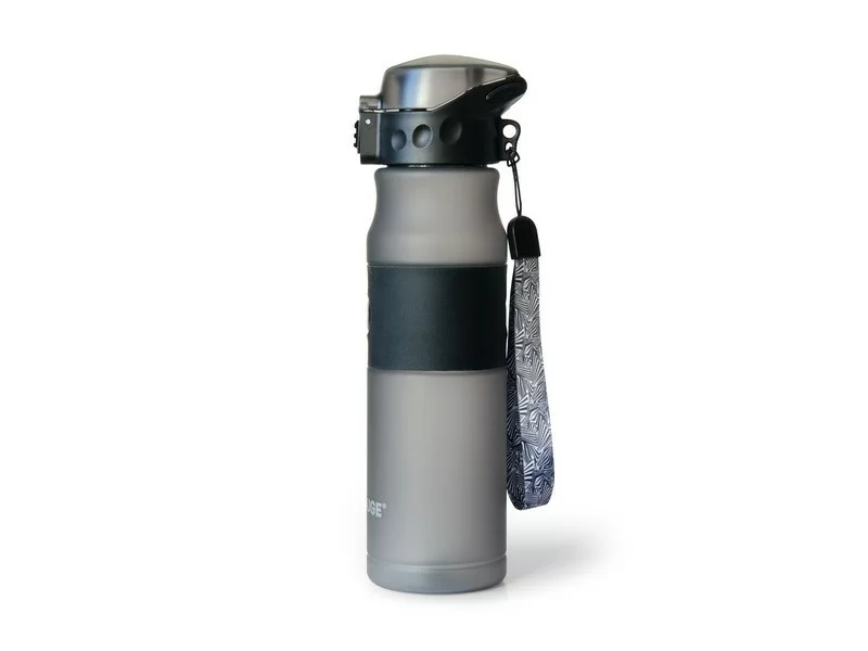 Реальное фото Бутылка для воды Barouge Active Life BP-914(600) черная от магазина СпортСЕ
