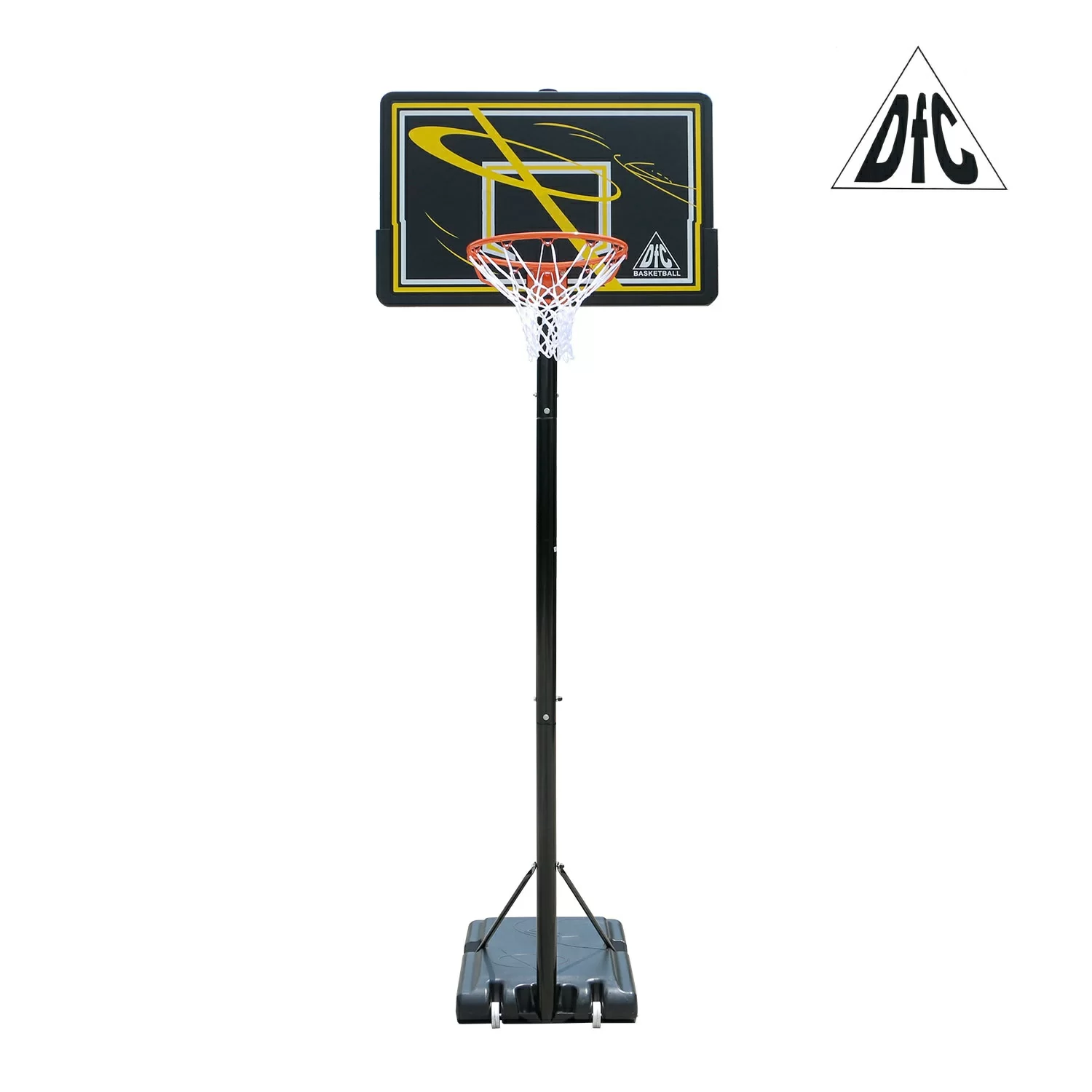 Реальное фото Мобильная баскетбольная стойка DFC 112х72см п/э KIDSF от магазина СпортСЕ