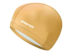 Шапочка для плавания комбинированная Sprinter: PU-1117 (золото) 06316