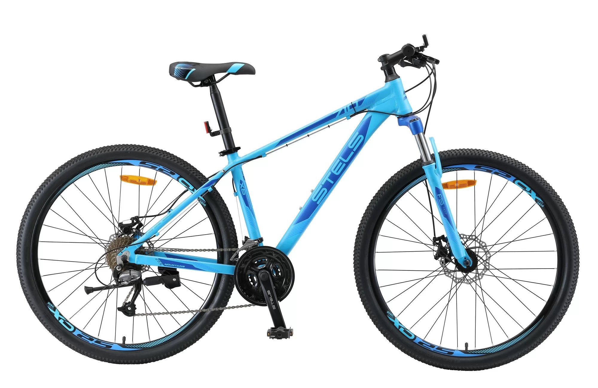 Реальное фото Велосипед Stels Navigator-710 MD 27.5" синий V010 от магазина СпортСЕ