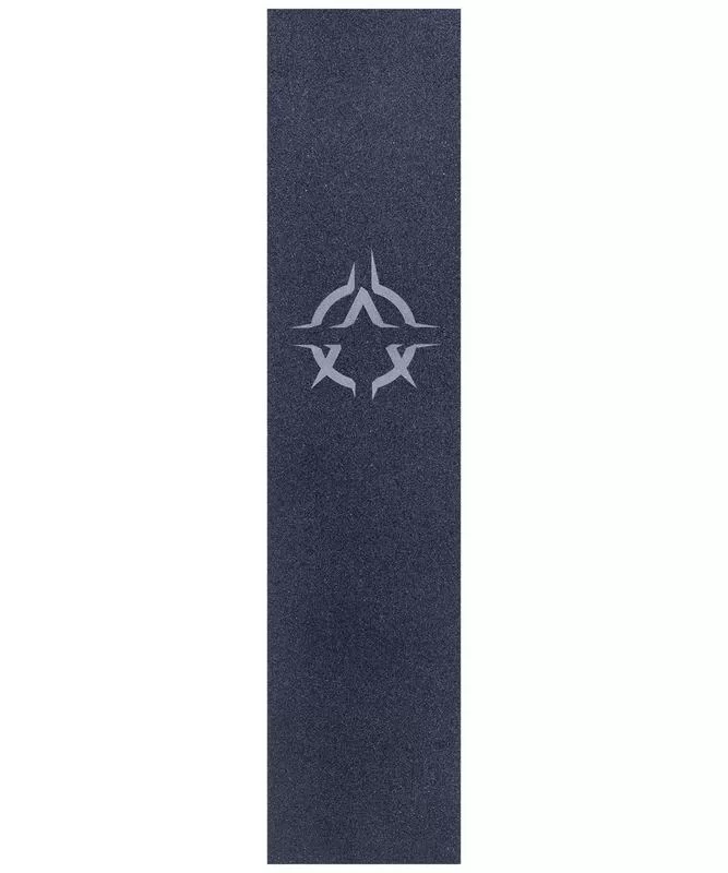 Реальное фото Шкурка для трюкового самоката Xaos Grey Logo 16791 от магазина СпортСЕ