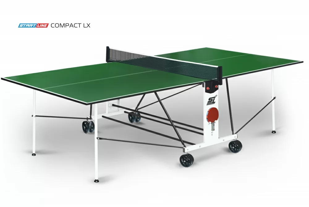 Реальное фото Теннисный стол Start Line Compact LX green от магазина СпортСЕ