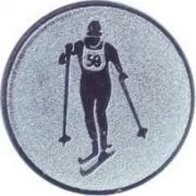 Реальное фото Вставка для медалей D1 A148/S 25 мм беговые лыжи от магазина СпортСЕ