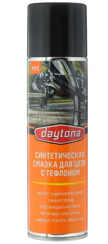 Реальное фото Смазка Daytona синтетическая для цепи с тефлоном аэрозоль 335мл (230гр) от магазина СпортСЕ