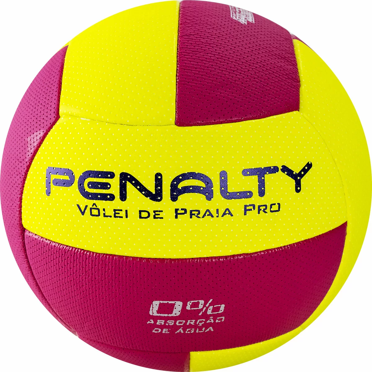 Реальное фото Мяч волейбольный Penalty Bola Volei De Praia Pro р.5 желто-розовый 5415902013-U от магазина СпортСЕ