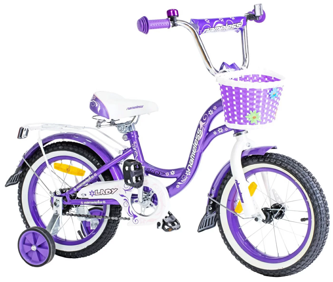 Реальное фото Велосипед 18" Nameless LADY, фиолетовый (2024) от магазина СпортСЕ