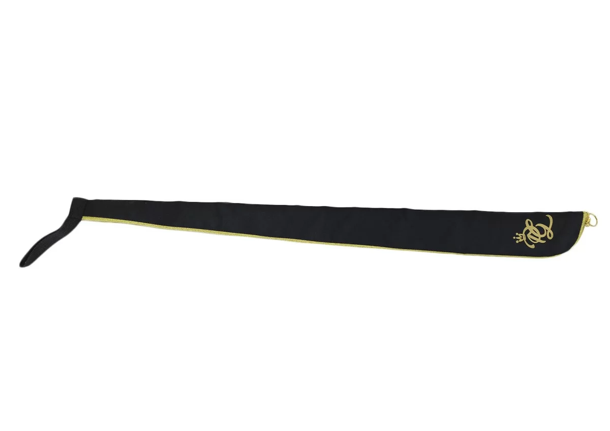 Реальное фото Чехол для ленты с палочкой Нужный спорт черный-золото NS.007.Long1.00.19.000 от магазина СпортСЕ