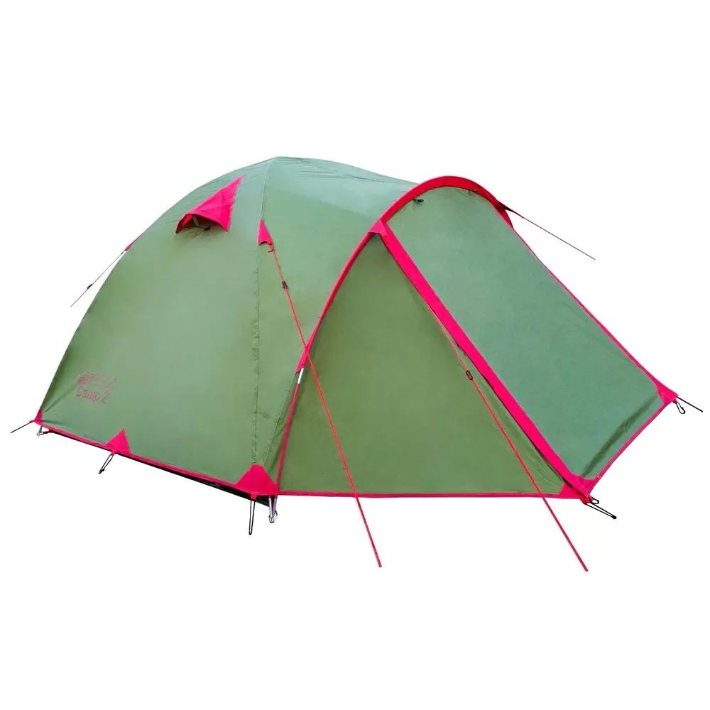 Реальное фото Палатка Tramp Lite Camp 2 зеленый TLT-010 от магазина СпортСЕ