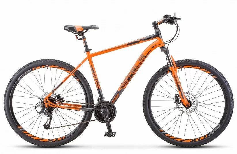 Реальное фото Велосипед Stels Navigator-910 D 29" (2020) оранжевый/черный V010 от магазина СпортСЕ