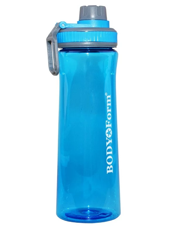 Реальное фото Бутылка для воды Body Form синий BF-SWB11-650 от магазина СпортСЕ