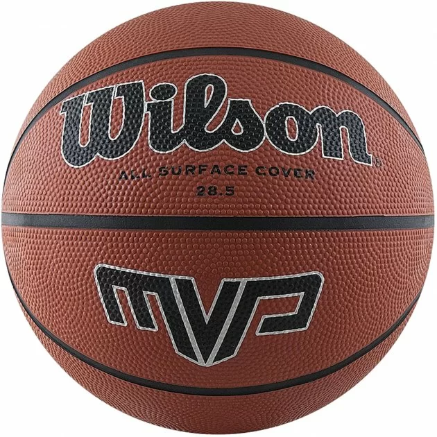 Реальное фото Мяч баскетбольный Wilson MVP №6 резина коричневый WTB1418XB06 от магазина СпортСЕ