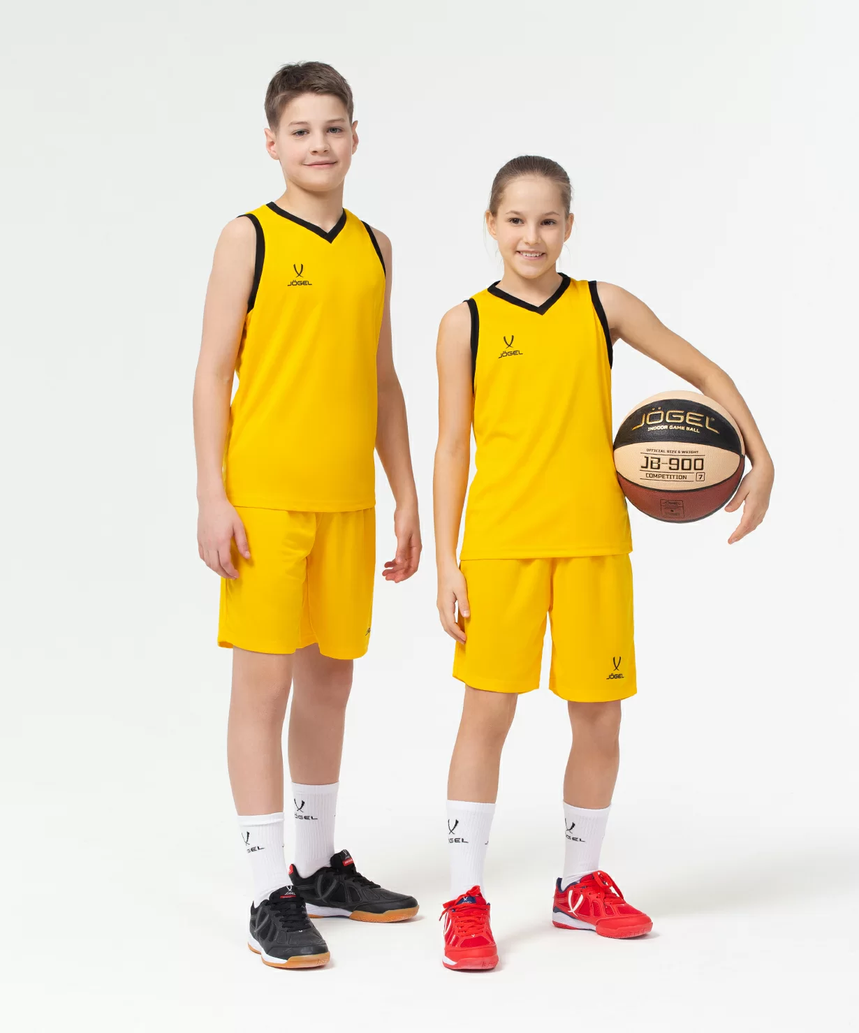 Реальное фото Майка баскетбольная Camp Basic, желтый, детский от магазина СпортСЕ