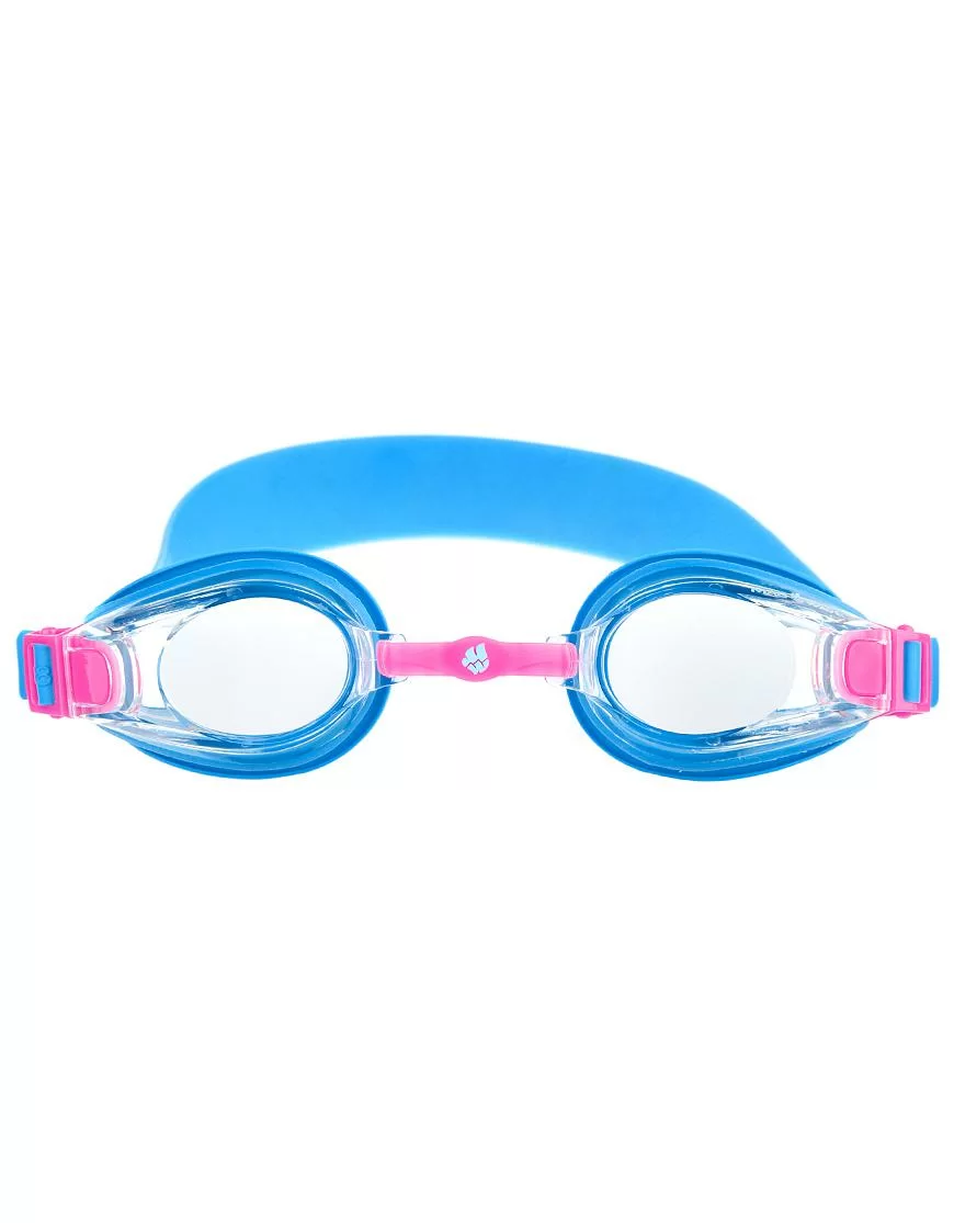 Реальное фото Очки для плавания Mad Wave Bubble Kids blue M0411 03 0 04W от магазина СпортСЕ