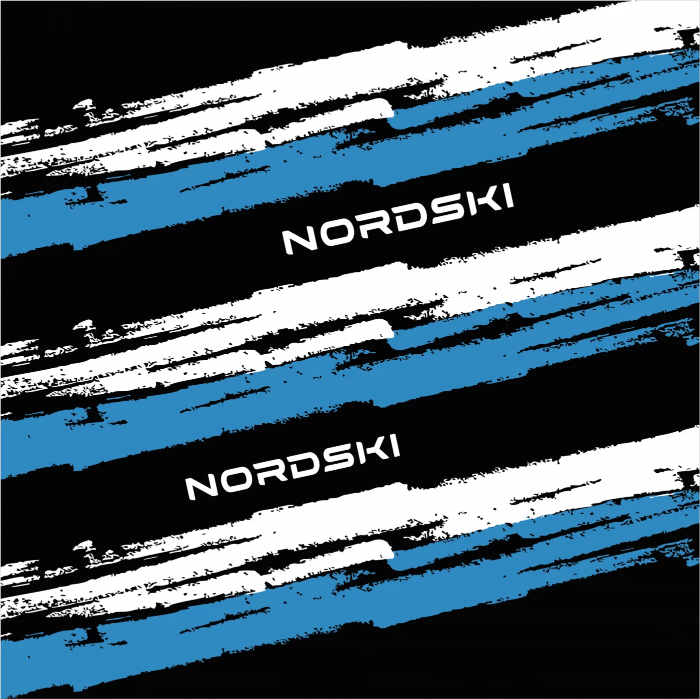 Реальное фото Баф Nordski Stripe Black NSV409100 от магазина СпортСЕ