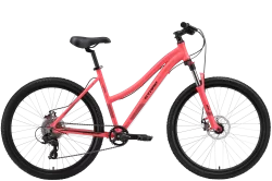 Велосипед Stark Luna 26.2 D (2024) розовый/черный