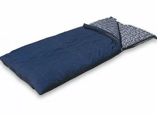 Реальное фото Мешок спальный 90(200 синтепон) без подголовника синий от магазина СпортСЕ
