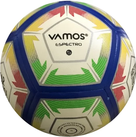 Реальное фото Мяч футбольный Vamos Espectro №5 BV 2214-MSE от магазина СпортСЕ