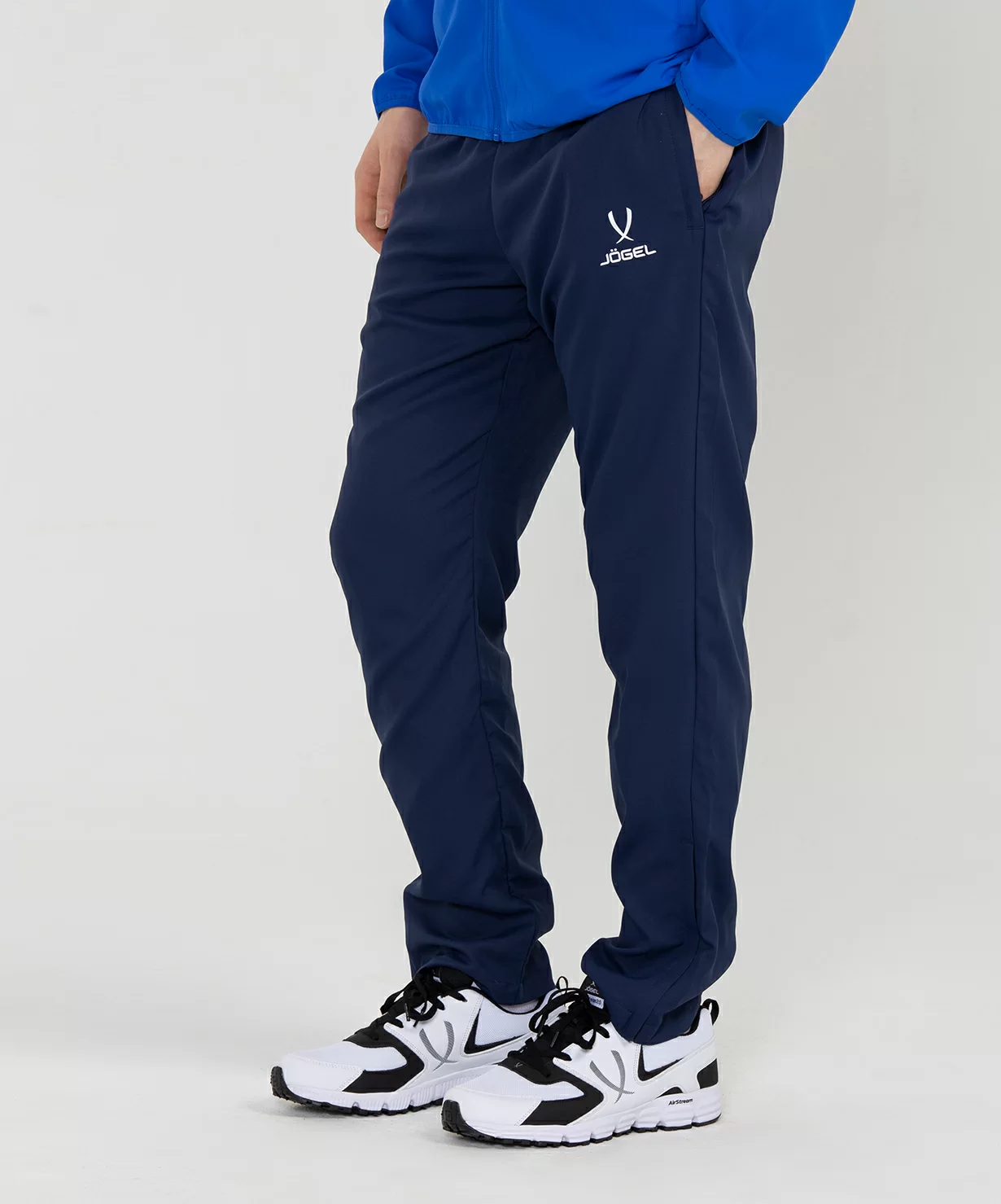 Реальное фото Костюм спортивный CAMP Lined Suit, синий/темно-синий/белый от магазина СпортСЕ