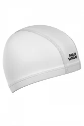 Шапочка для плавания Mad Wave PUT Coated white M0585 01 0 02W