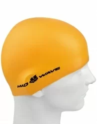 Шапочка для плавания Mad Wave Intensive yellow M0535 01 0 06W