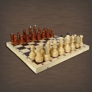 Реальное фото Шахматы турнирные 8151М 40 х 20 х 5см от магазина СпортСЕ