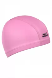 Шапочка для плавания Mad Wave PUT Coated pink M0585 01 0 11W