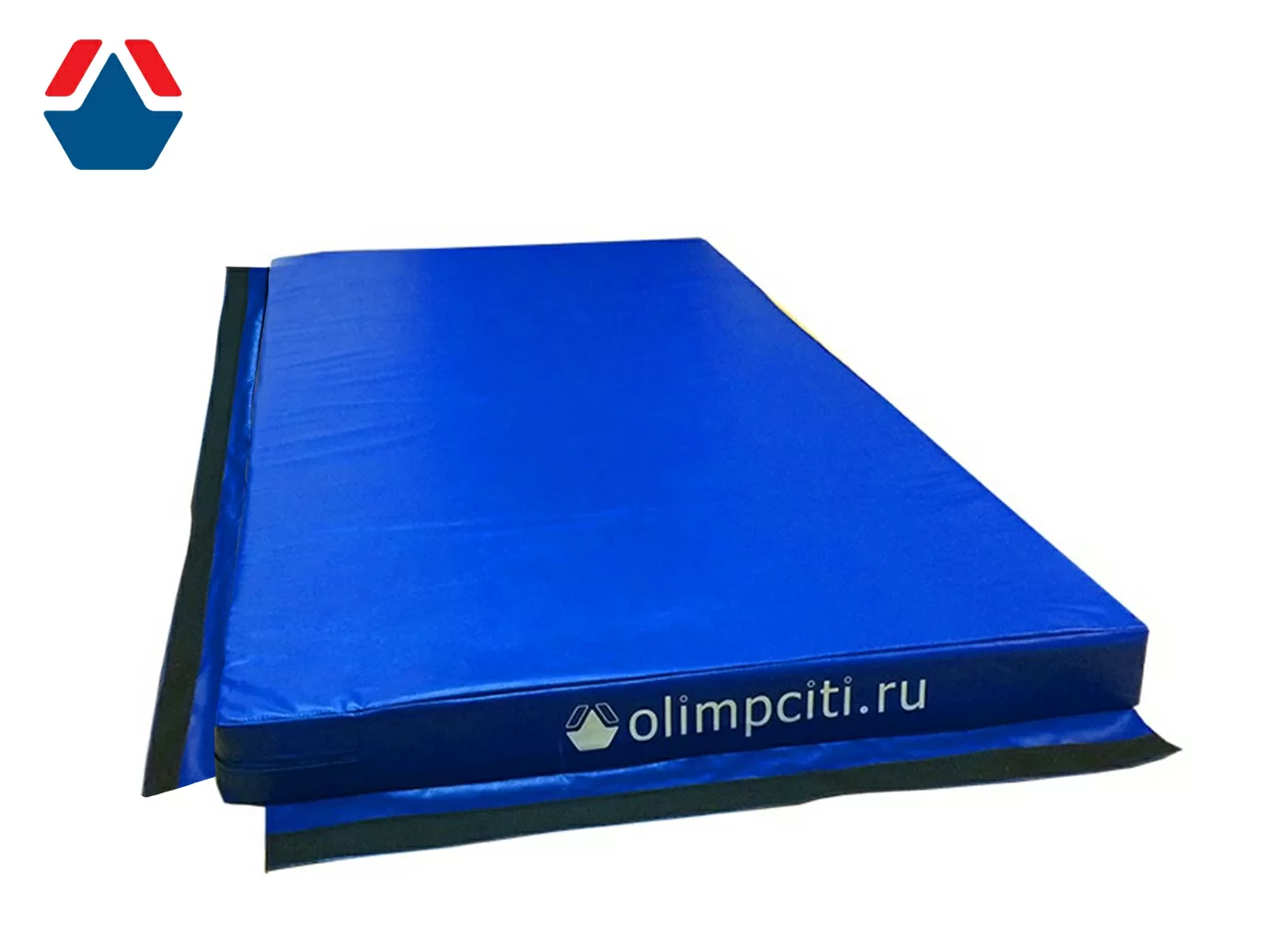 Реальное фото Мат гимнастический школьный Velcro 2000x1000x40mm (НПЭ, тент) от магазина СпортСЕ