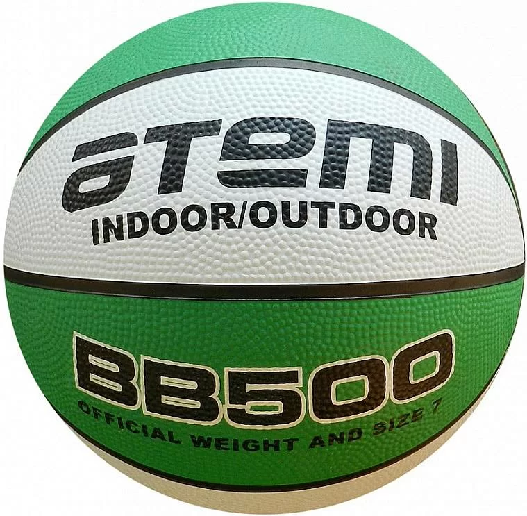 Реальное фото Мяч баскетбольный Atemi BB500 №7 резина 8 панелей от магазина СпортСЕ