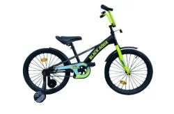 Велосипед Black Aqua Velorun 18" 1s черно-лимонный KG1819