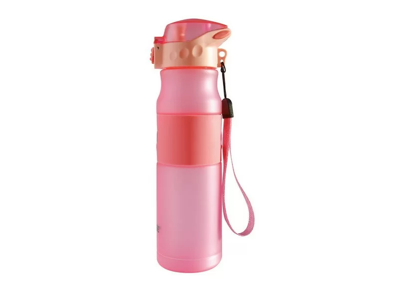 Реальное фото Бутылка для воды Barouge Active Life BP-914(600) розовая от магазина СпортСЕ