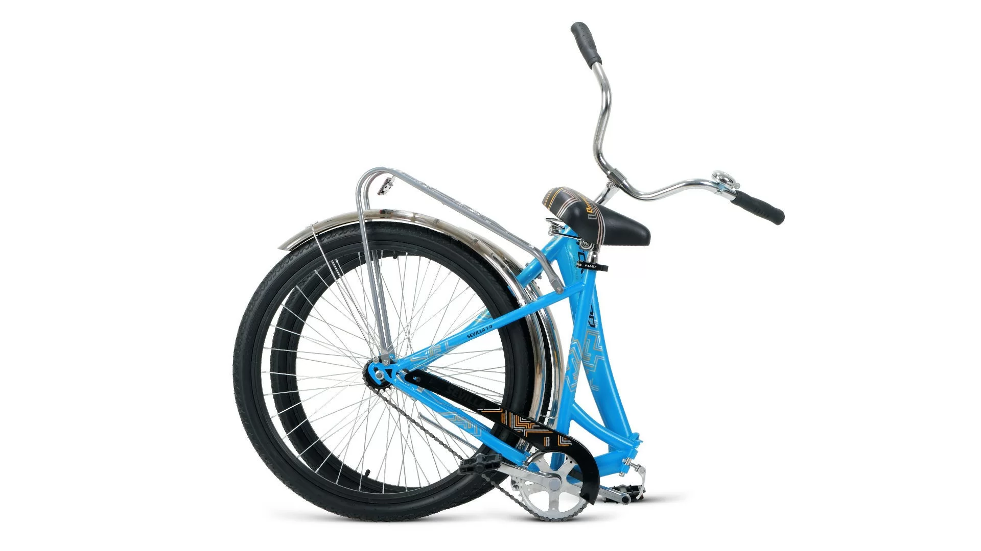 Реальное фото Велосипед Forward Sevilla 26 1.0 (2020) синий/серый RBKW0RN61008 от магазина СпортСЕ
