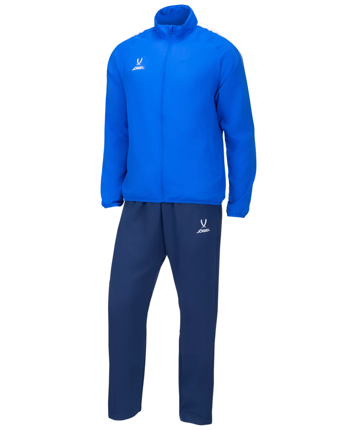 Реальное фото Костюм спортивный CAMP Lined Suit, синий/темно-синий/белый, детский от магазина СпортСЕ