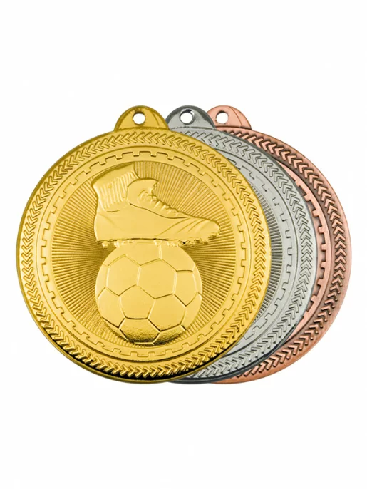 Реальное фото Медаль MK118 d-50 мм футбол от магазина СпортСЕ