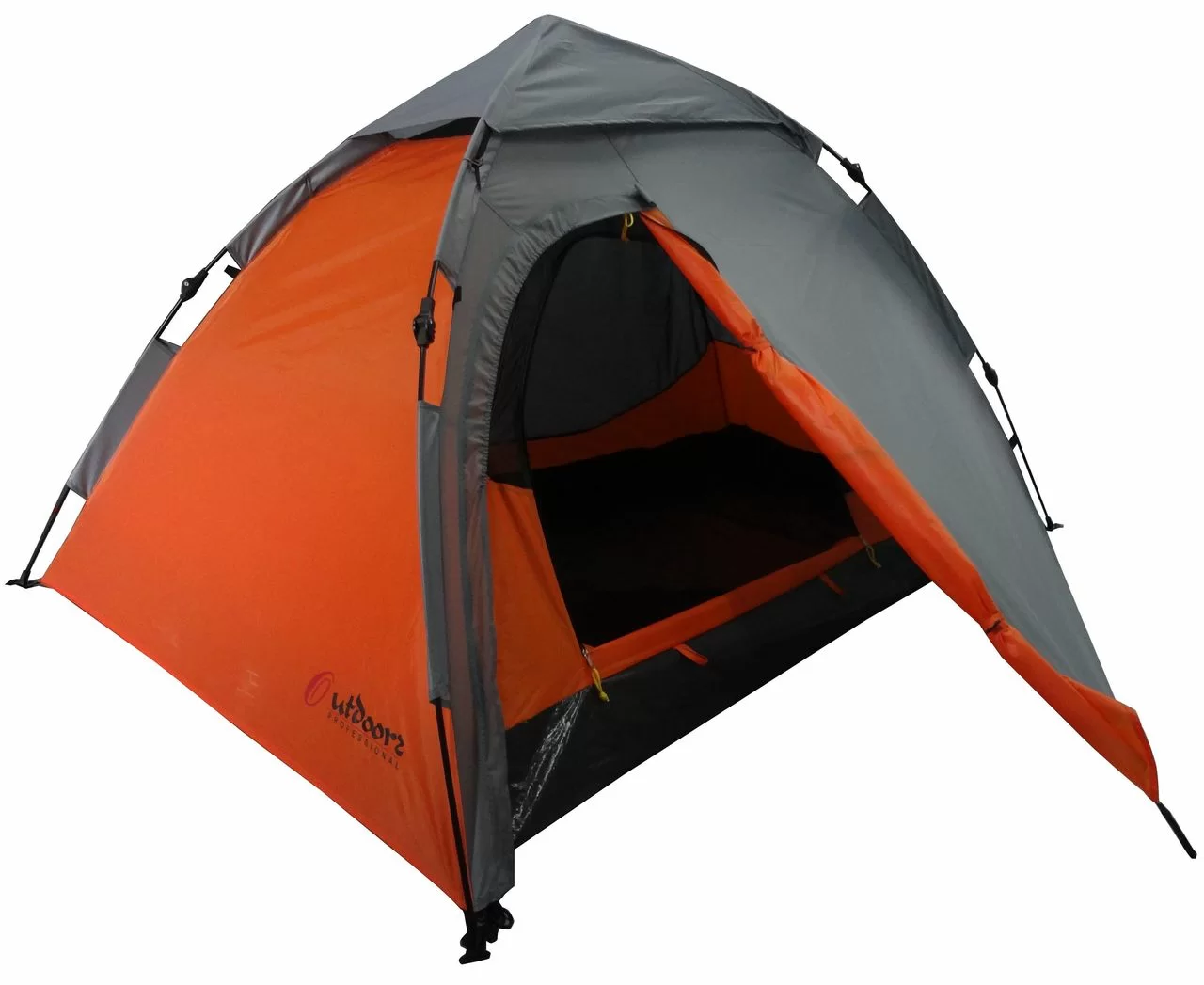 Реальное фото Палатка 63244 Trek II серый и оранжевый от магазина СпортСЕ