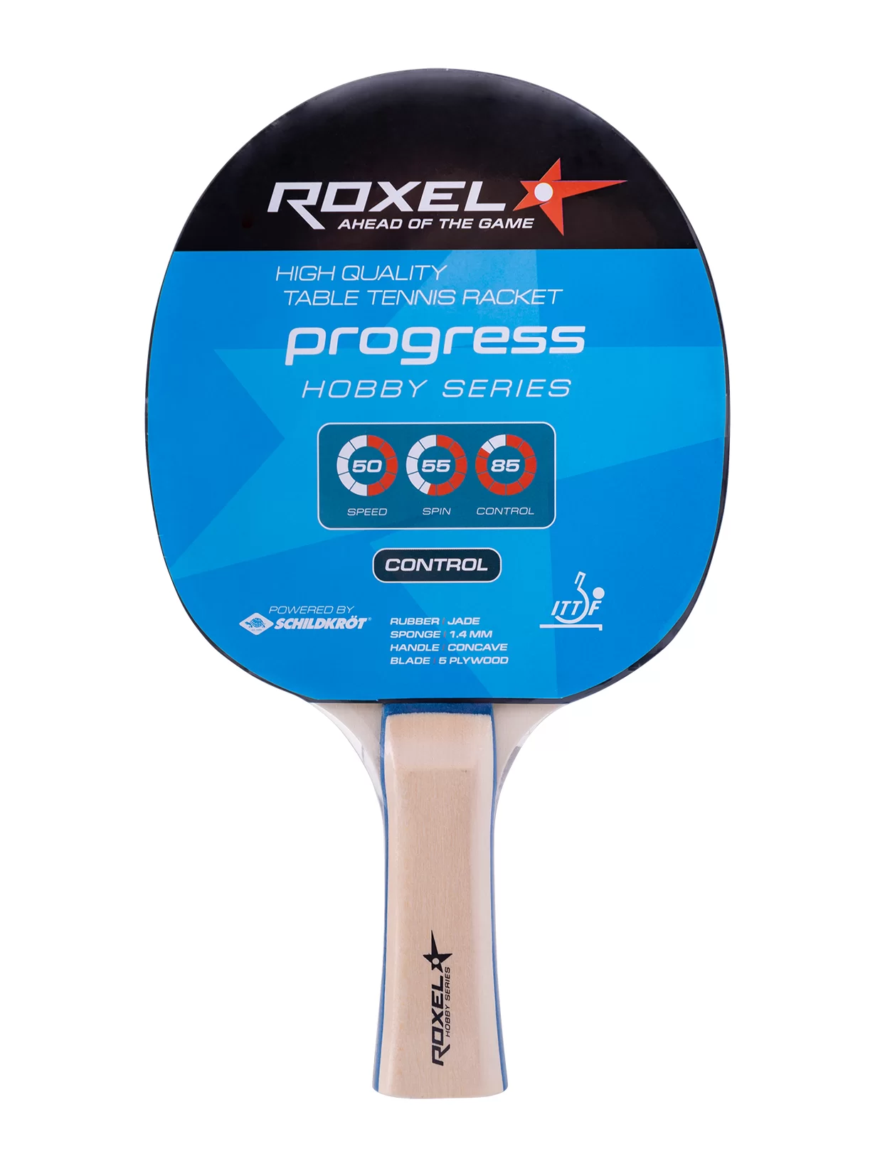 Реальное фото Набор для настольного тенниса Roxel Hobby Progress (2 ракетки + 3 мяча + сетка) УТ-00015367 от магазина СпортСЕ