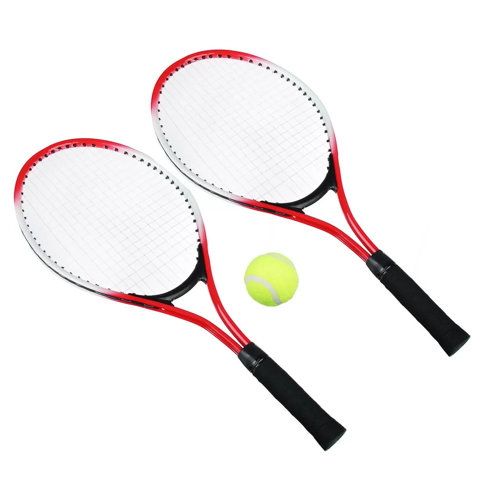 Реальное фото Набор для большого тенниса Silapro в чехле (2 ракетки, мяч) металл., пластик 132-003 от магазина СпортСЕ