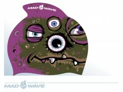 Шапочка для плавания Mad Wave Monstra silicone Junior M0542 01 00W
