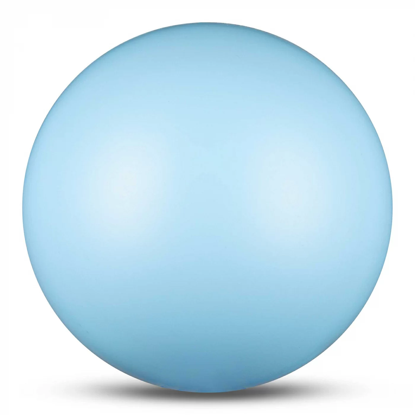 Реальное фото Мяч для художественной гимнастики 15 см 300 г Indigo металлик голубой IN315 от магазина СпортСЕ