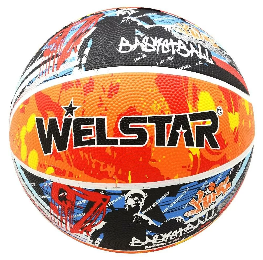 Реальное фото Мяч баскетбольный Welstar BR2894B-5 р.5 от магазина СпортСЕ