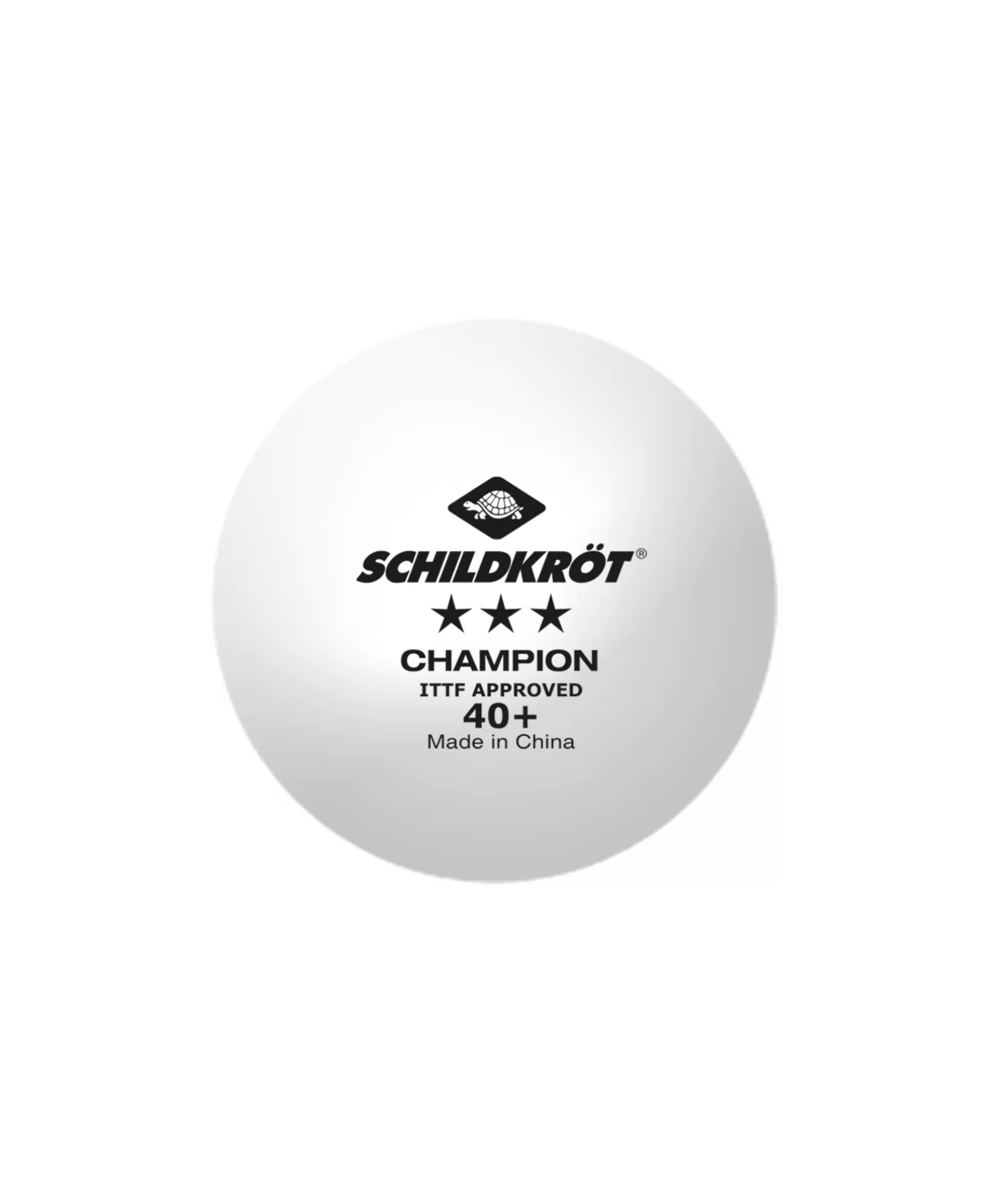 Реальное фото Мяч для настольного тенниса Schildkröt 3* Champion ITTF белый 3 шт УТ-00016062 от магазина СпортСЕ