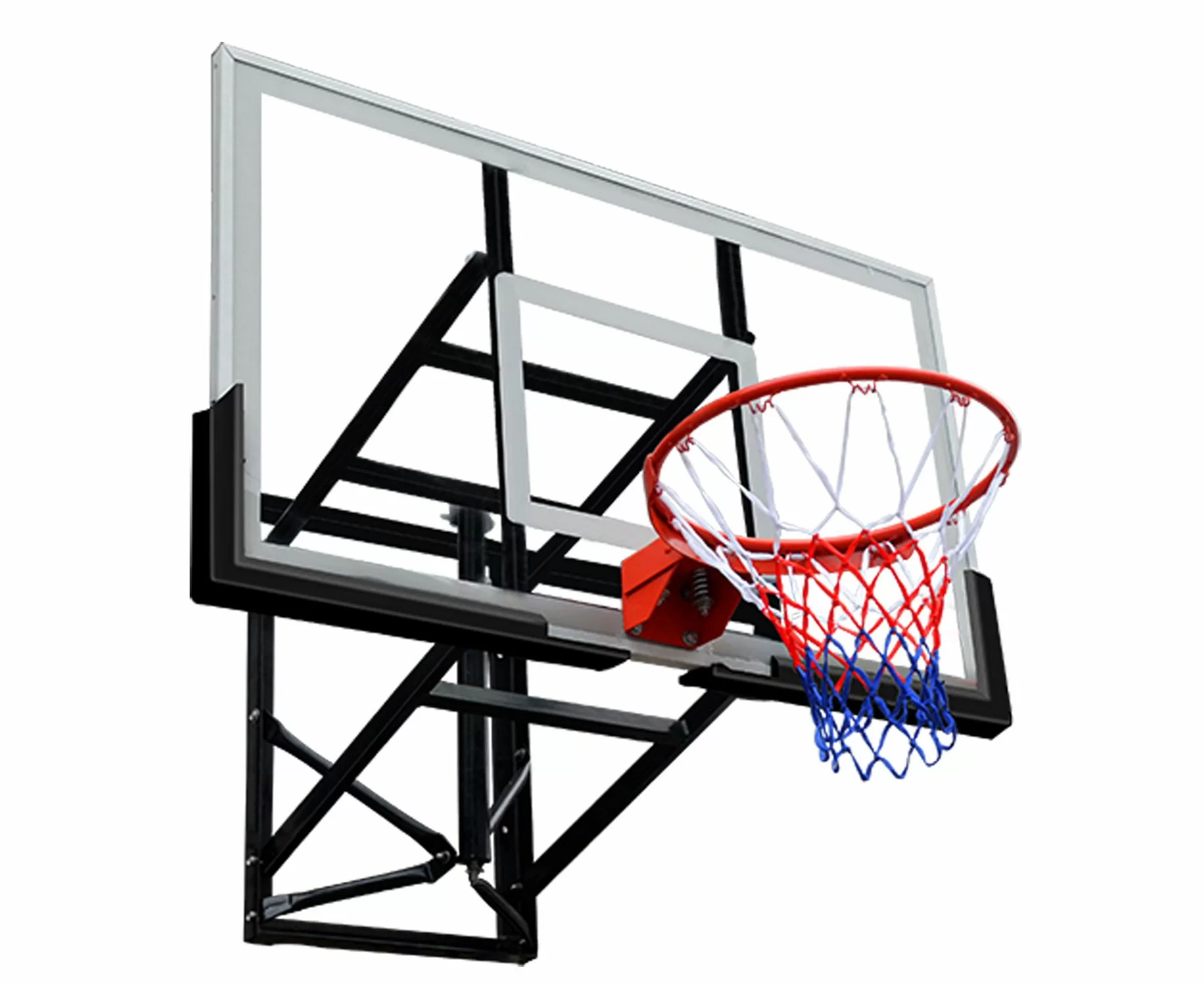 Реальное фото Баскетбольный щит DFC 136x80см поликарбонат BOARD54P (два короба) от магазина СпортСЕ