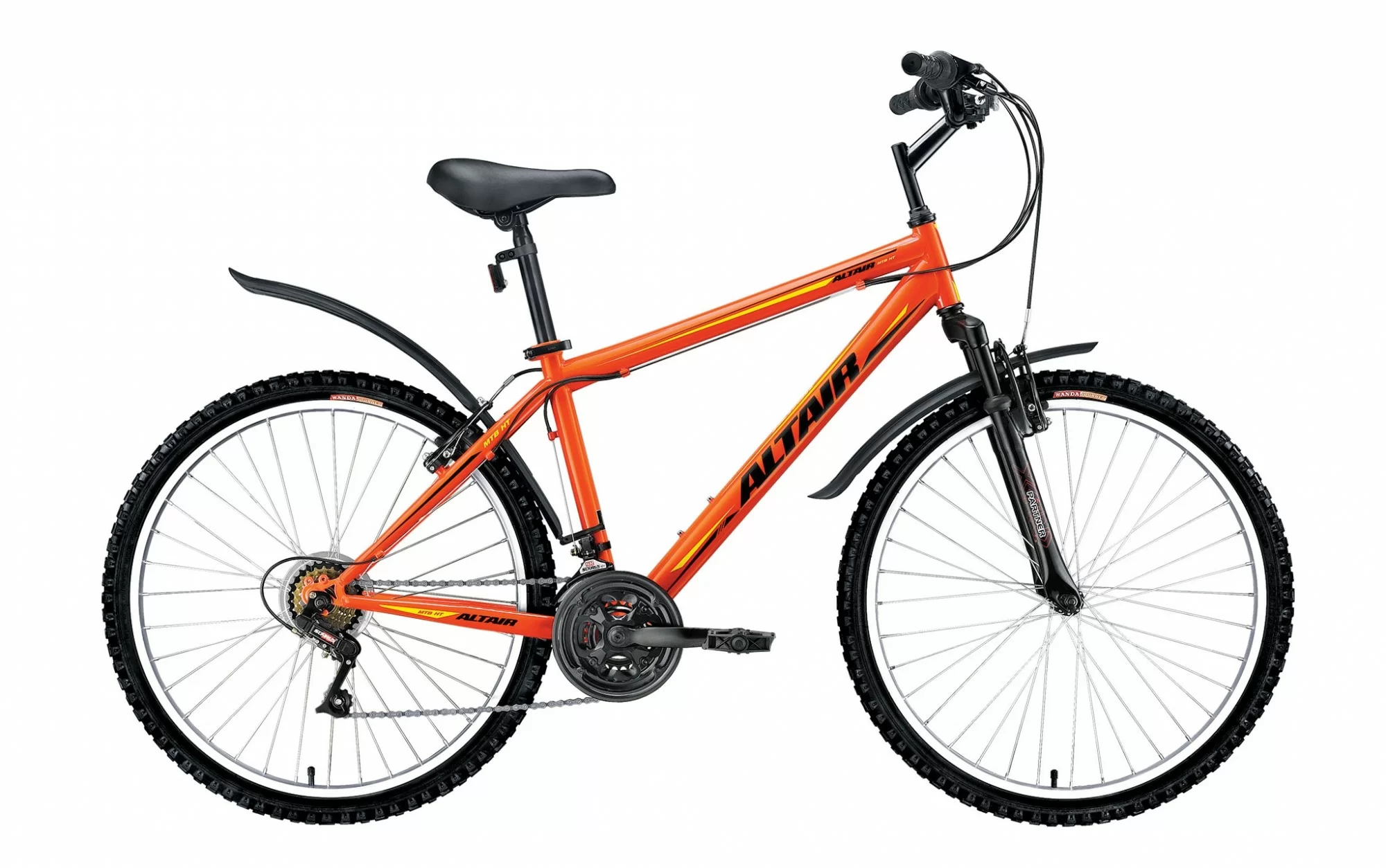 Реальное фото Велосипед Altair MTB HT 26 (26" 18ск) (2016) оранжевый RBKT6MN6P004 от магазина СпортСЕ