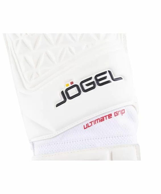 Реальное фото Перчатки вратарские Jögel Nigma Pro Edition Roll белый УТ-00018477 от магазина СпортСЕ