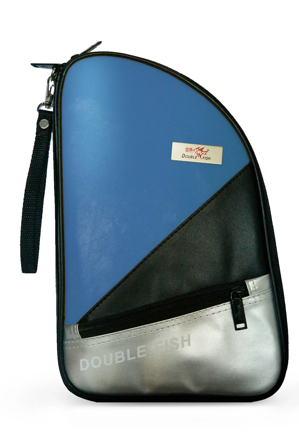 Реальное фото Чехол для теннисной ракетки Double Fish синий R 01 от магазина СпортСЕ