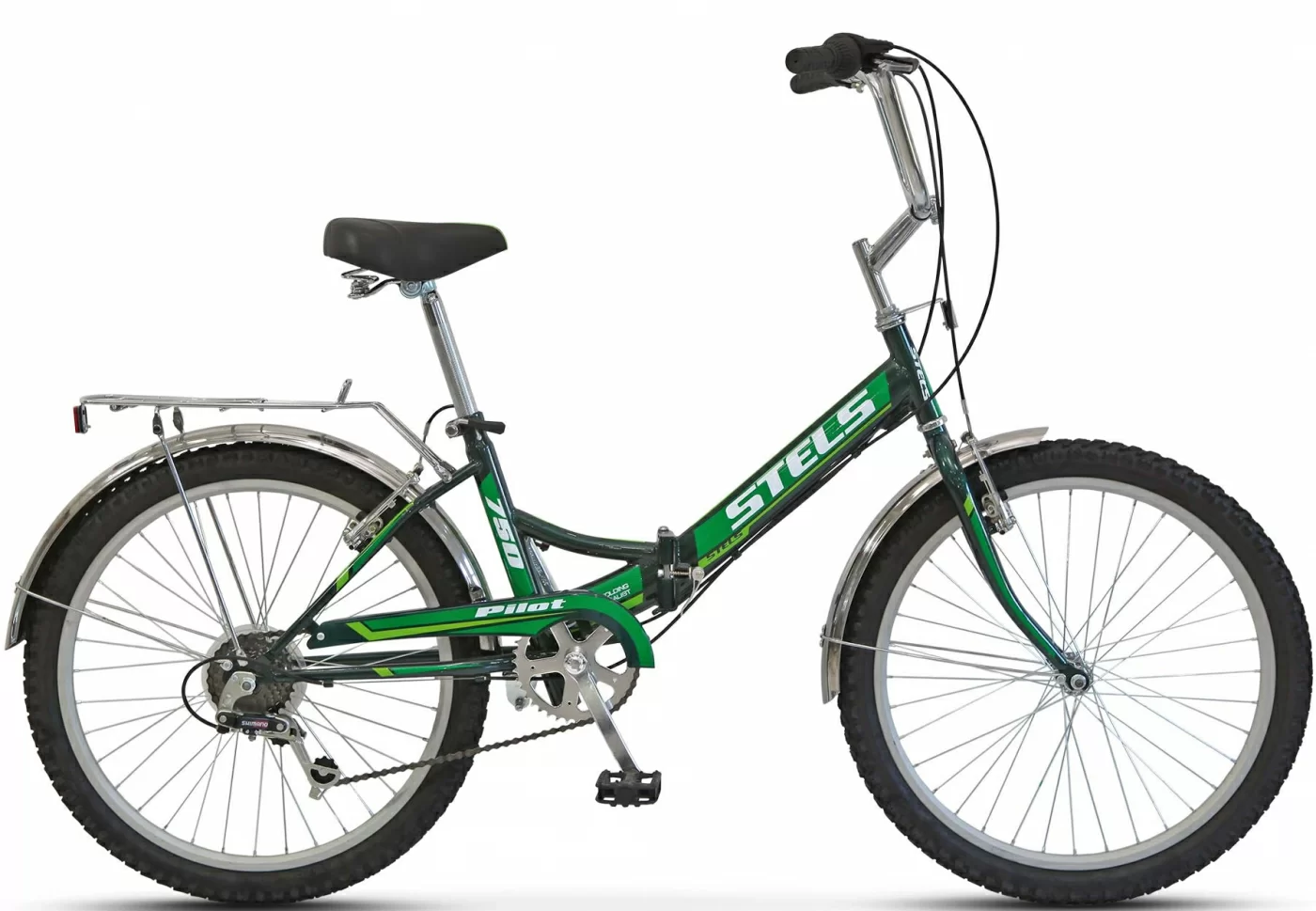 Реальное фото Велосипед Stels Pilot-750 24" (2021) зелёный Z010 от магазина СпортСЕ
