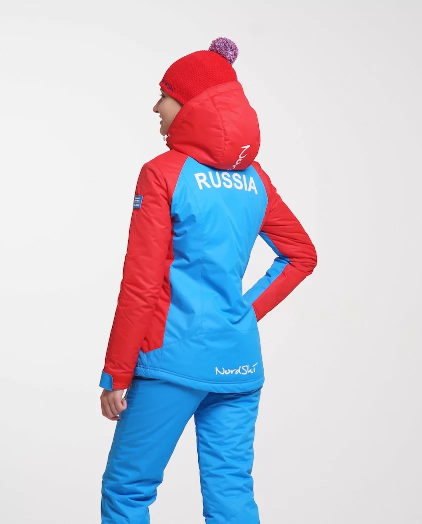 Реальное фото Куртка утепленная Nordski National Blue W NSW431790 от магазина СпортСЕ