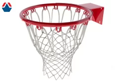 Кольцо баскетбольное №7 ТР (цвет КРАСНЫЙ) с сеткой в комплекте